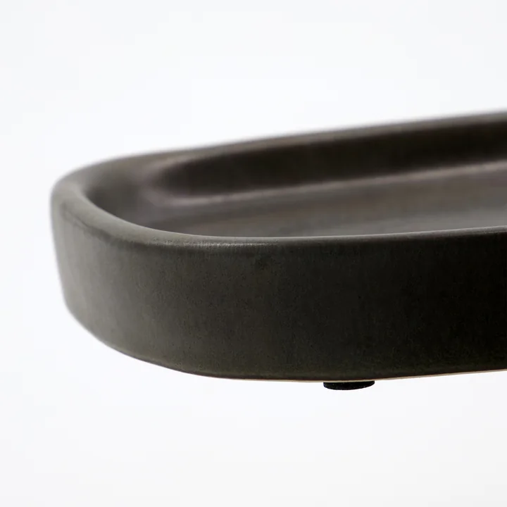 Meraki - Datura Plateau, 2 4. 5 x 1 6. 5 cm, gris foncé