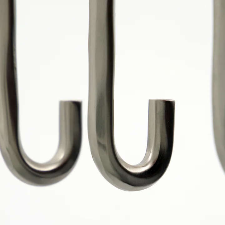 House Doctor - Welo Crochet mural, finition argent brossé