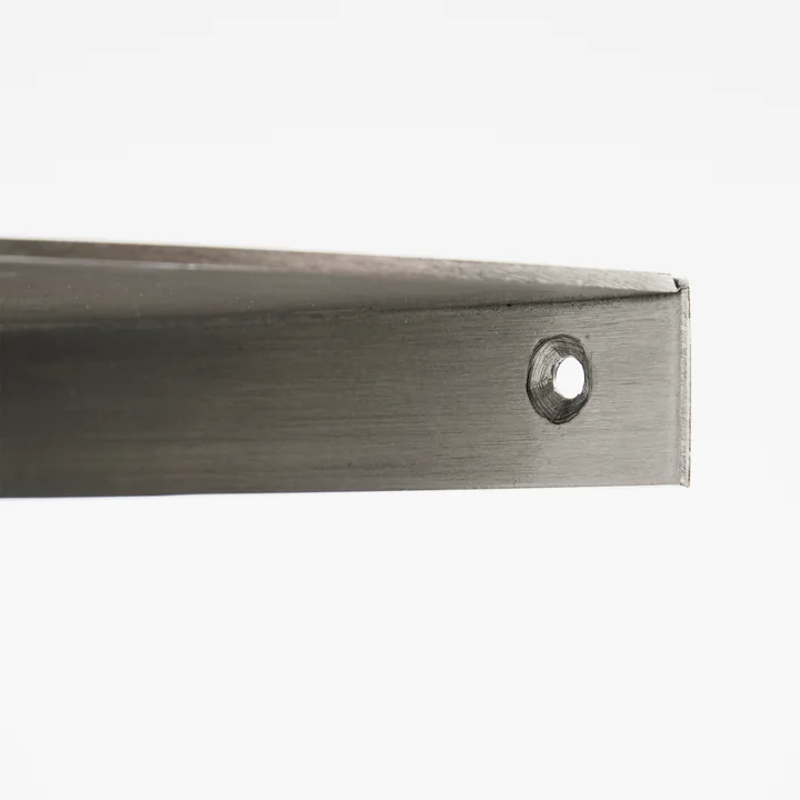 House Doctor - Mega Table d'appoint, H 18 cm, finition argent brossé