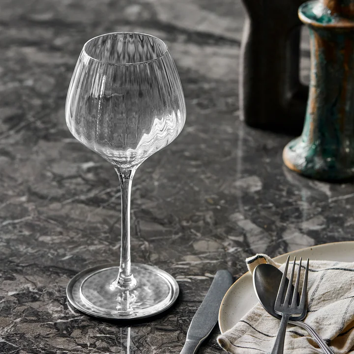 House Doctor - Rill Verre à vin rouge, transparent