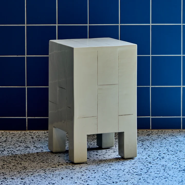 House Doctor - Brick Table d'appoint, H 50,5 cm, sable