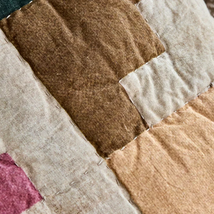 House Doctor - Block Taie d'oreiller, 50 x 50 cm, multicolore