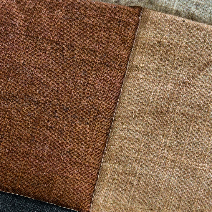 House Doctor - Patch Taie d'oreiller, 50 x 50 cm, noir / sable / marron