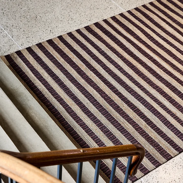 House Doctor - Block Tapis, 200 x 300 cm, naturel / marron