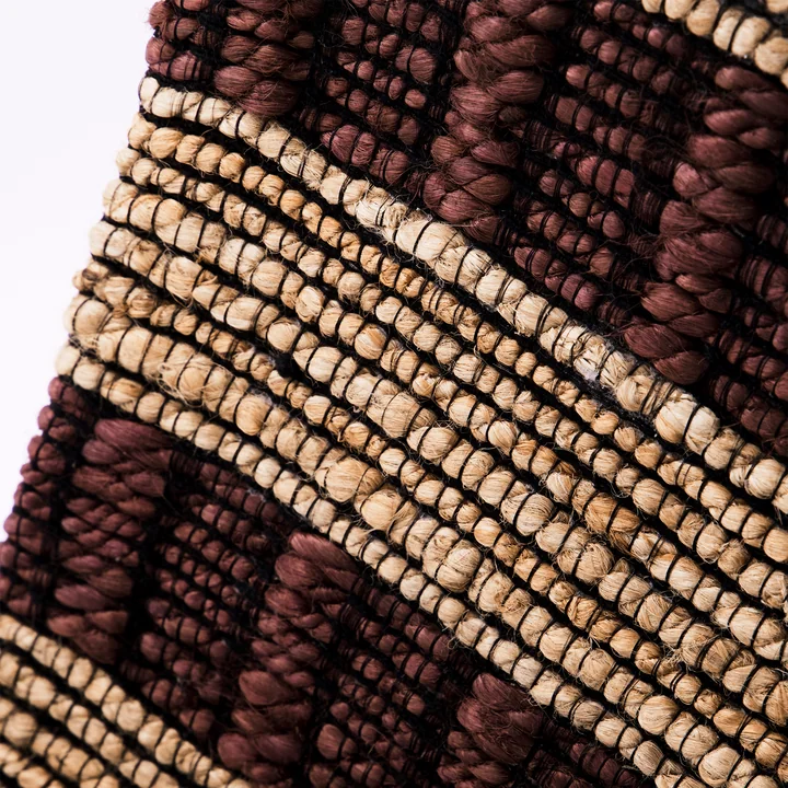 House Doctor - Block Tapis, naturel / marron