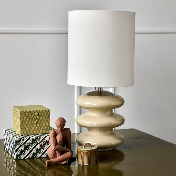 House Doctor - Step Lampe de table, L, sable / blanc cassé