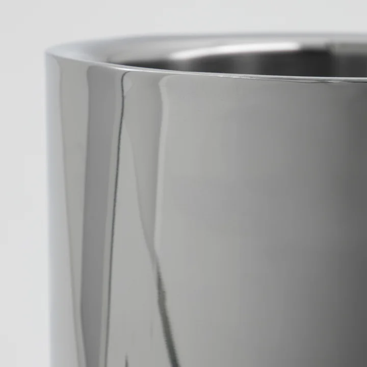 House Doctor - Seau à glace Kett, Ø 15,5 cm x H 16 cm, finition laiton antique