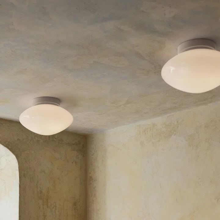 & Tradition - Mist AP22 Plafonnier / Applique, Ø 25 cm, blanc mat