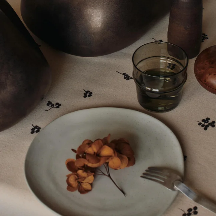 Ferm Living - Verre Boya Low, 30 cl, gris fumé