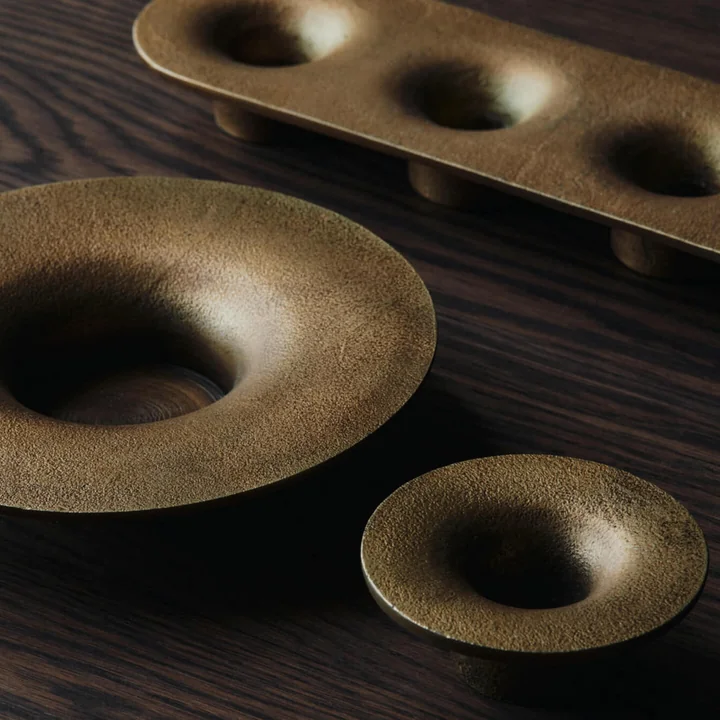 Ferm Living - Soothe Bougeoir, finition laiton