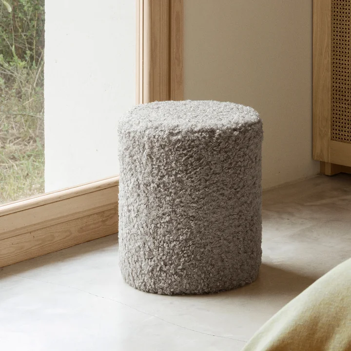 Blomus - Tabouret Teddy, sharkskin