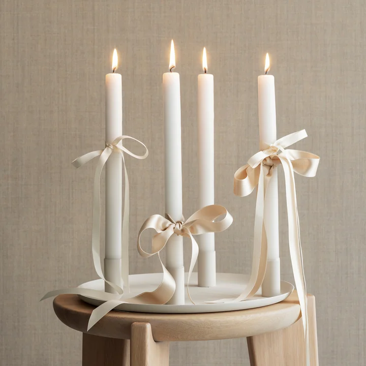 Blomus - Loha bougeoir, rond, moonbeam