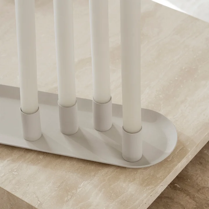 Blomus - Loha bougeoir, ovale, moonbeam