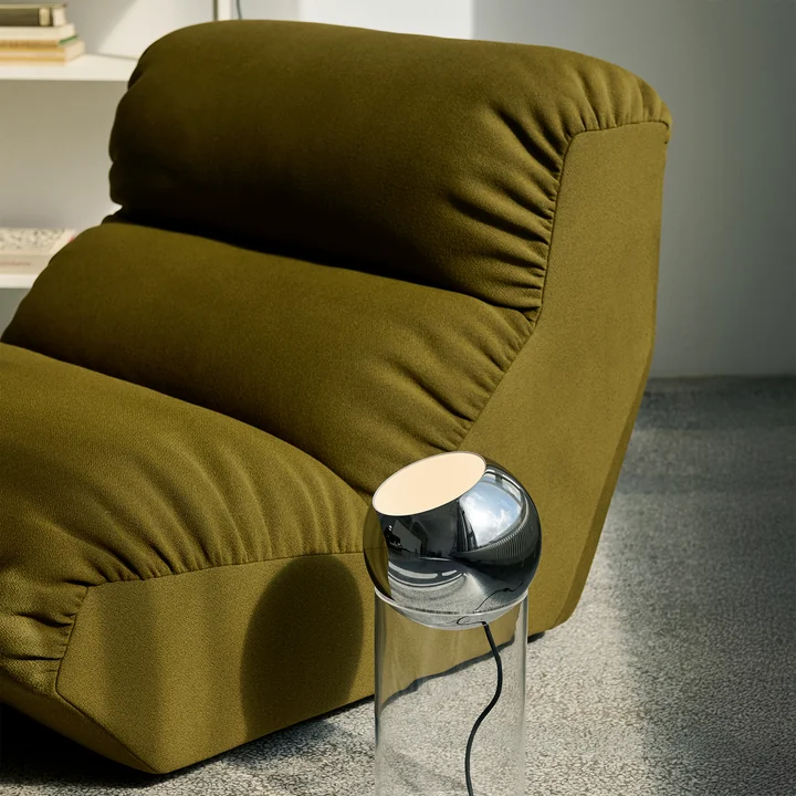 & Tradition - Hi Lo AV54 module unique, fauteuil, vert (tissu Kvadrat Mylla 0971)