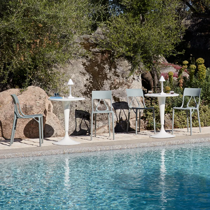 Kartell - A.I. Lite Chaise, gris