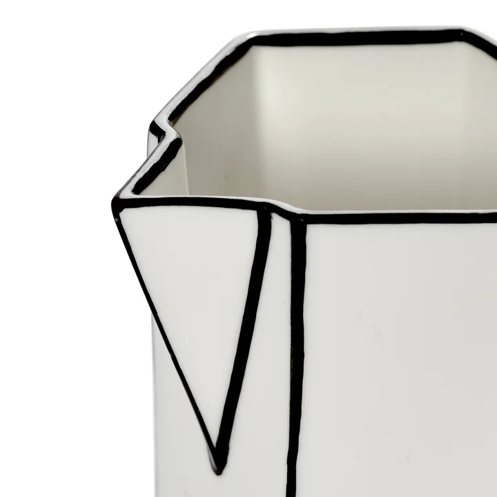 Serax - Carte Blanche Pichet, blanc / noir