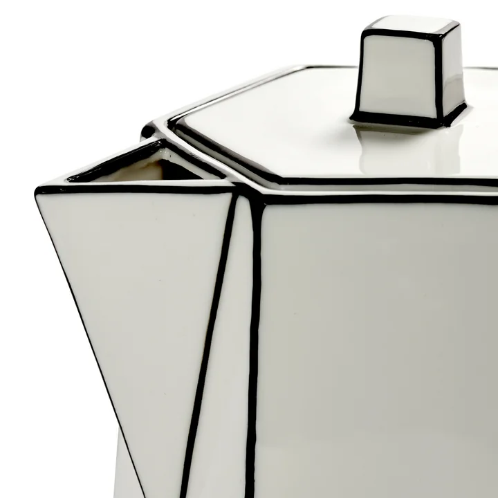 Serax - Carte Blanche théière, blanc / noir