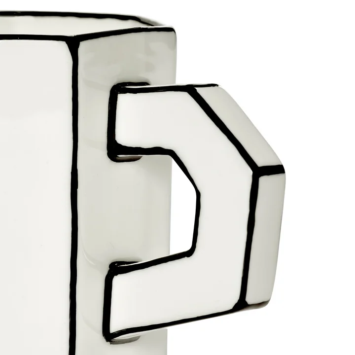 Serax - Carte Blanche Tasse à thé, blanc / noir