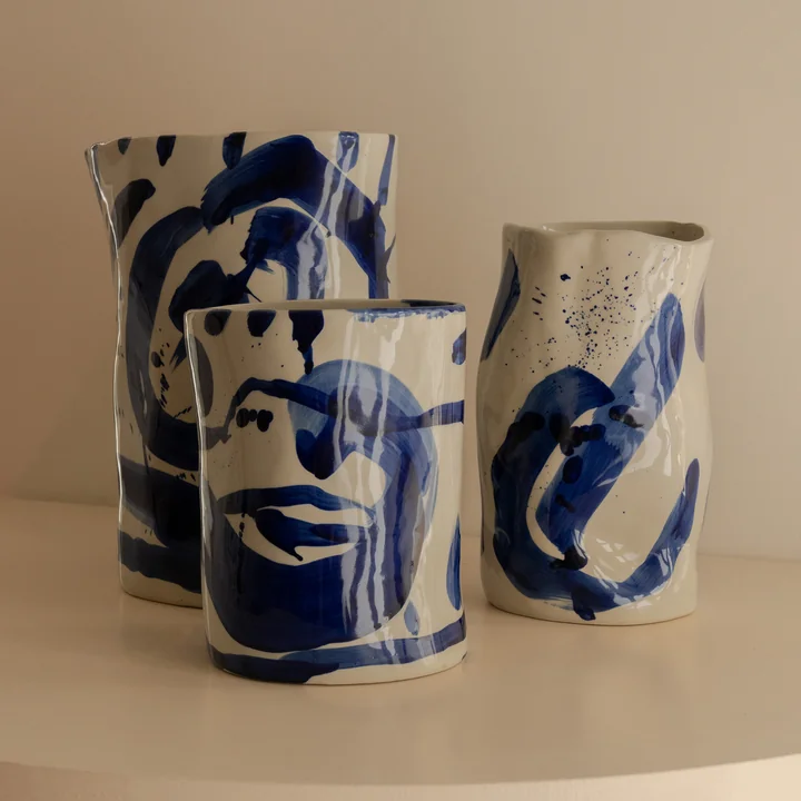 Serax - Vases Sophia, bleu