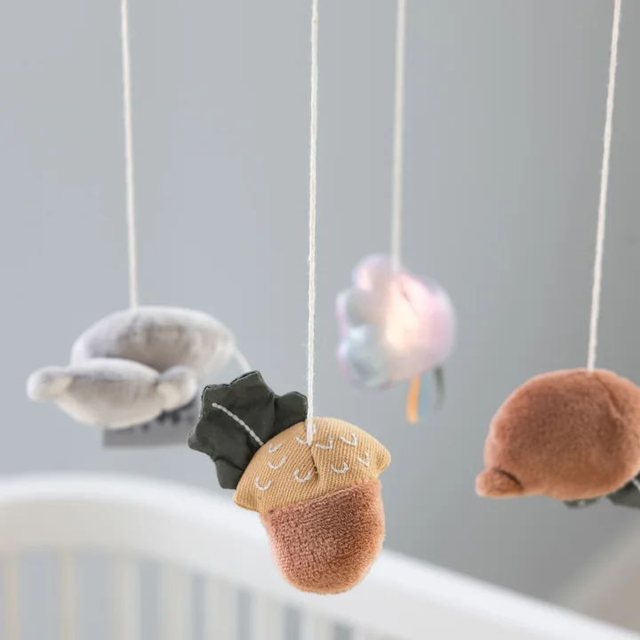 Sebra - Musique & Mobile miroir Woodland, multicolore