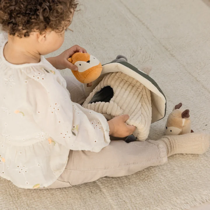 Sebra - Jouet d'activité Cache-cache, champignon, multicolore