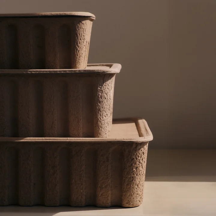 Ferm Living - Paper Pulp Boîte de rangement, marron