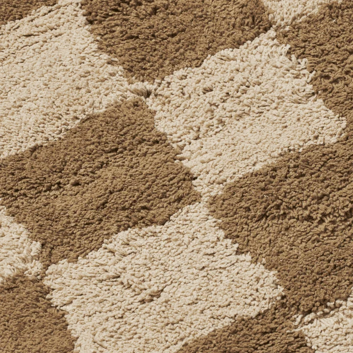 Ferm Living - Mara Tapis pour enfants, 150 x 80 cm, havane / sable chaud