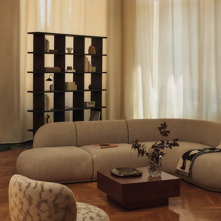 Ferm Living - Kona Bibliothèque 3 x 6, 170 x 210 cm, chêne teinté foncé