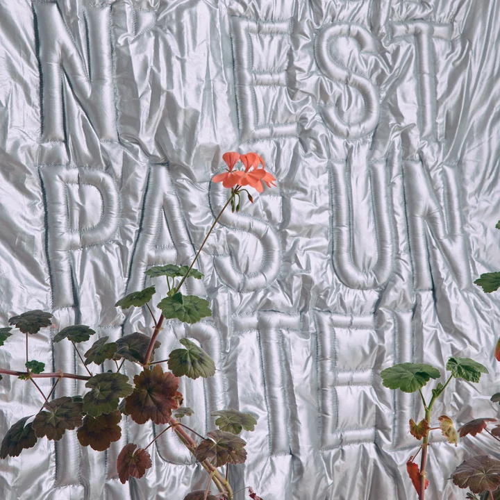 Hkliving - Wall Art Décoration murale 'Ceci n'est pas un hôtel', 100 x 120 cm, argenté