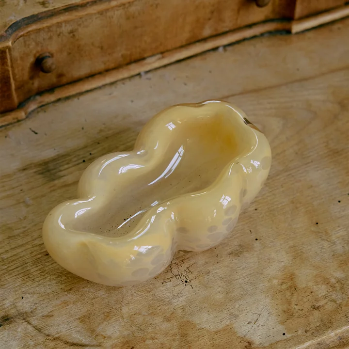 HKliving - Bol en verre, oyster