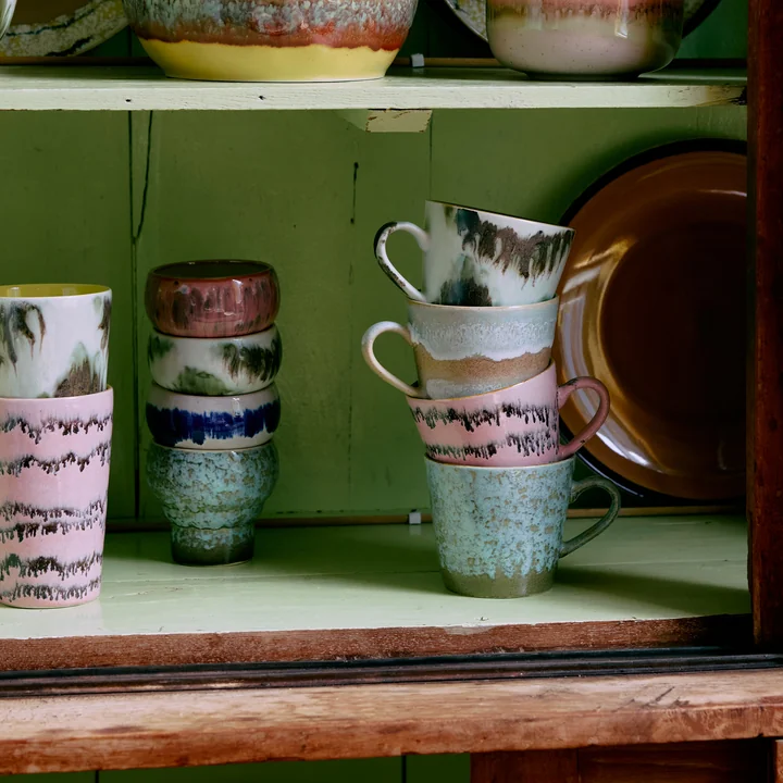 HKliving - 70's Tasse à cappuccino, 300 ml