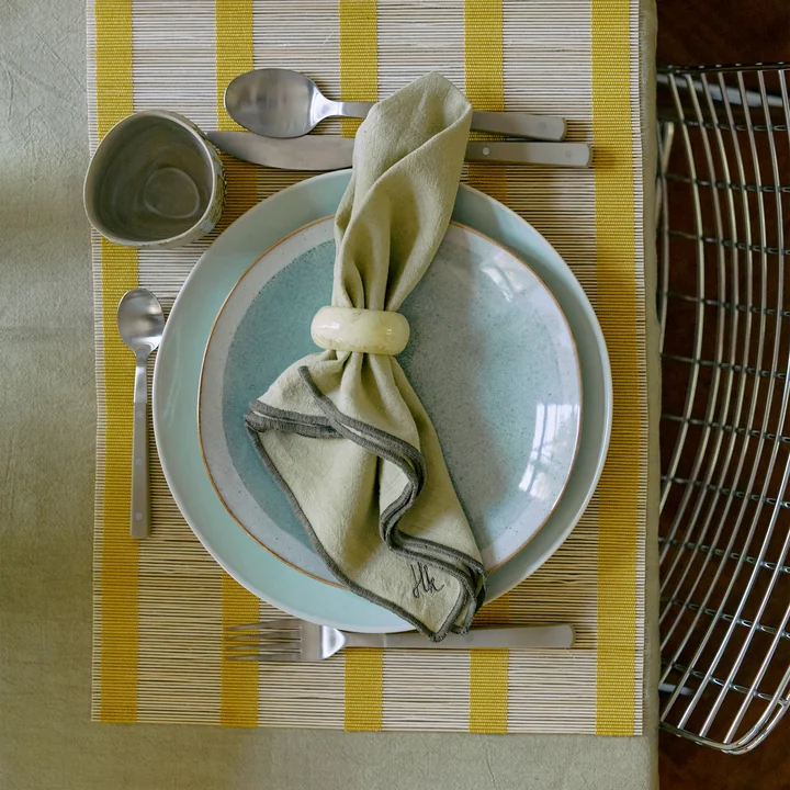 HKliving - Ease Serviettes, 50 x 50 cm, dune (set de 2)