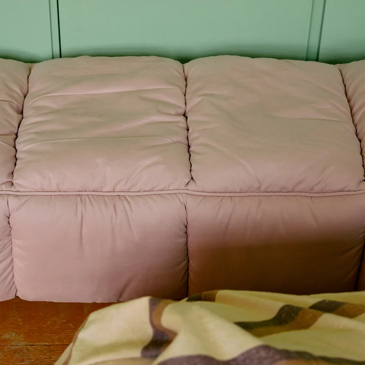 HKliving - Puffy Lobby Banc, 140 cm, blush