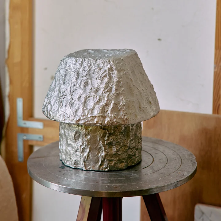 HKliving - Artefact Lampe de table, aluminium