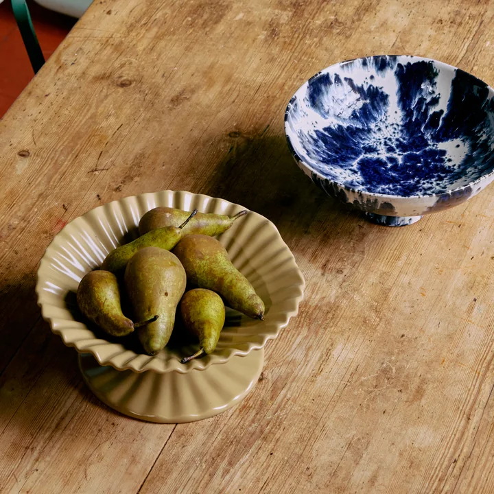 HKliving - New Classics Ribble Coupe avec pied, large