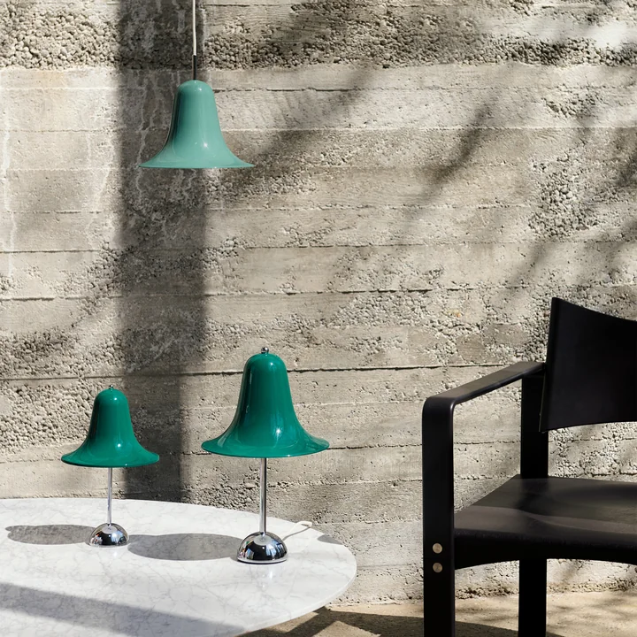 Verpan - Pantop Lampe suspendue, Ø 23 cm, light teal