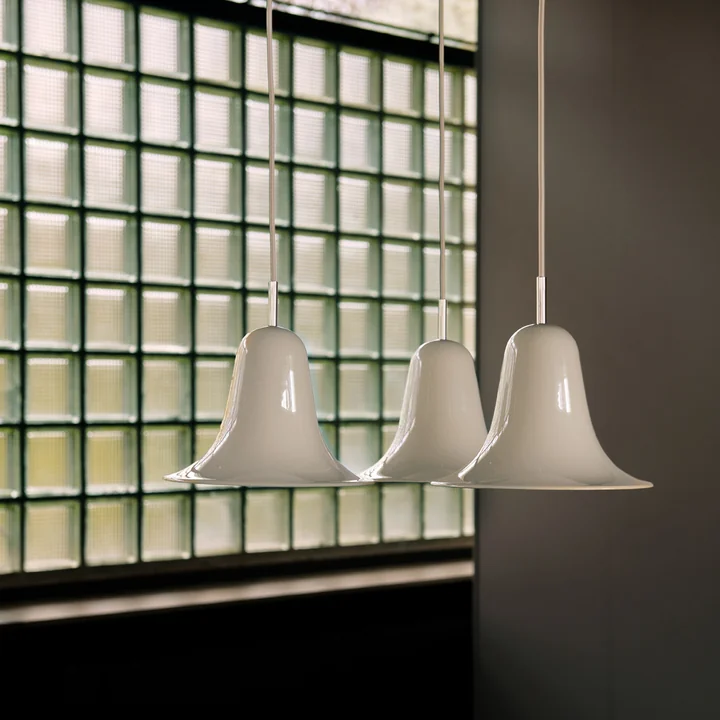 Verpan - Pantop Lampe suspendue, Ø 23 cm, blanc crème