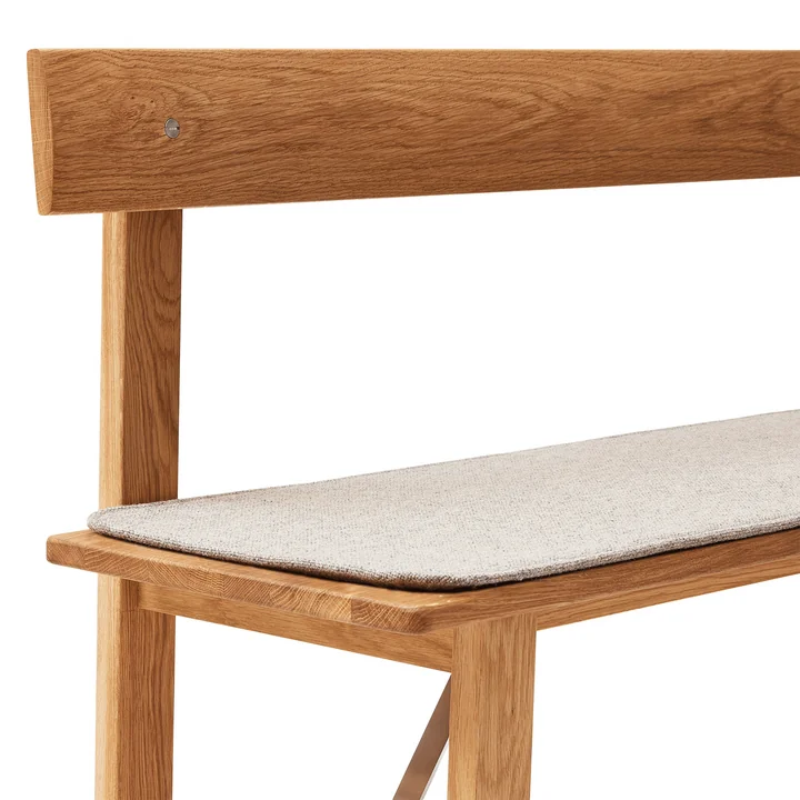 Form & Refine - Housse de siège pour Position banc 155, gris (Kvadrat Hallingdal 65 0227)