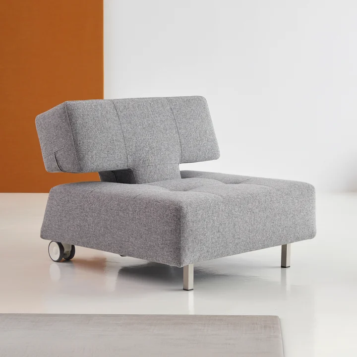 Innovation Living - Long Horn Deluxe Excess Fauteuil, gris (565 Twist Granite)