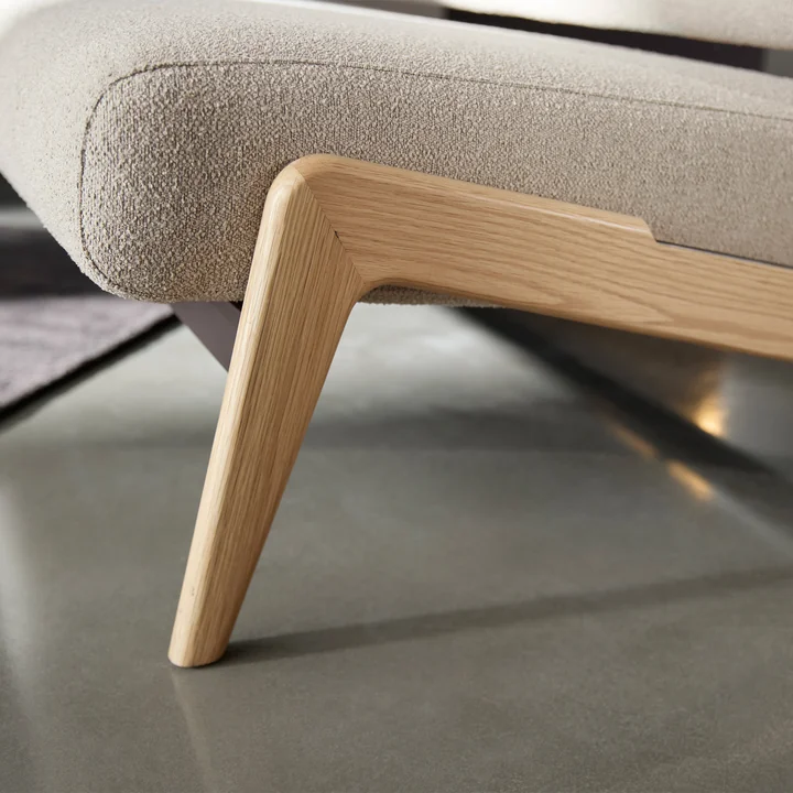 Innovation Living - Nolis Lit de jour, 213 x 92 cm, beige (539 Bouclé )