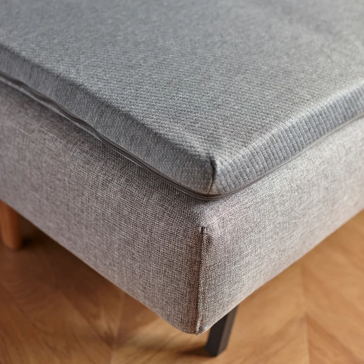 Innovation Living - Surmatelas, 140 x 200 x 5 cm gris