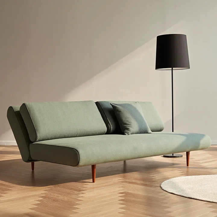 Innovation Living - Unfurl Lounger Canapé-lit, 200 x 121 cm, vert (518 Elegance )