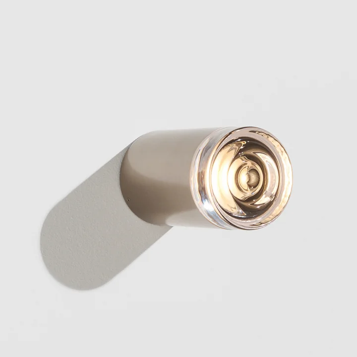 Petite Friture - Pyl LED Applique murale / Plafonnier, Small, 15,5 cm, gris