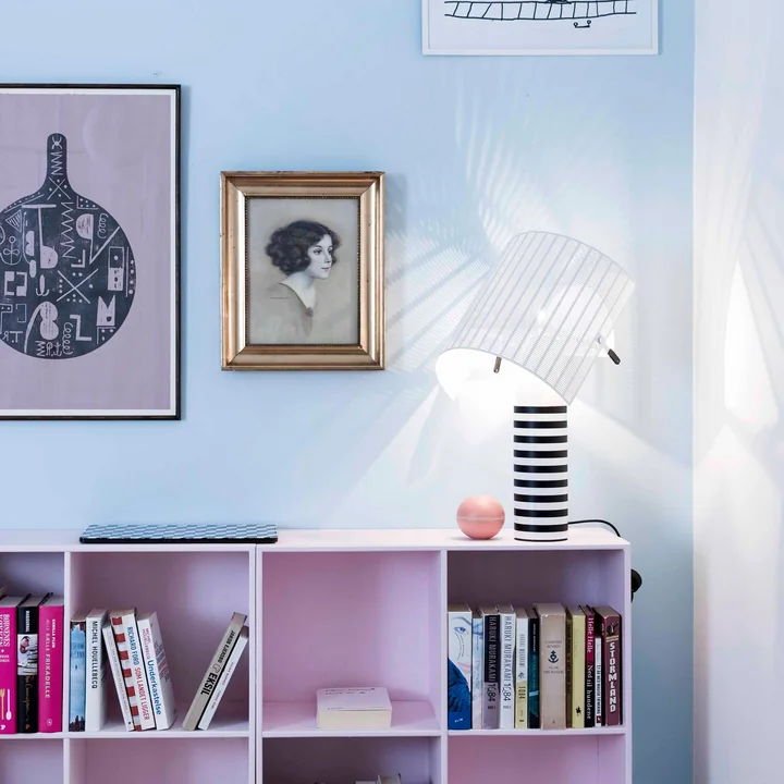 Shogun Tavolo lampe de table, blanc / noir de Artemide