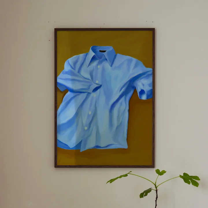 Paper Collective - Blue Shirt Poster , 50 x 70 cm