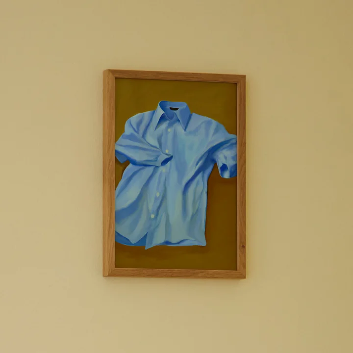 Paper Collective - Blue Shirt Poster , A4