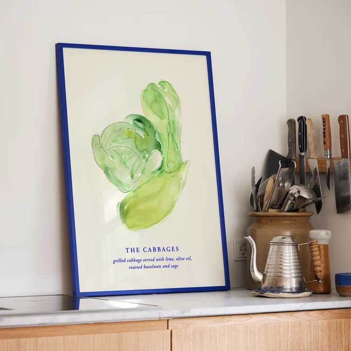 Paper Collective - The Cabbages Poster, 50 x 70 cm