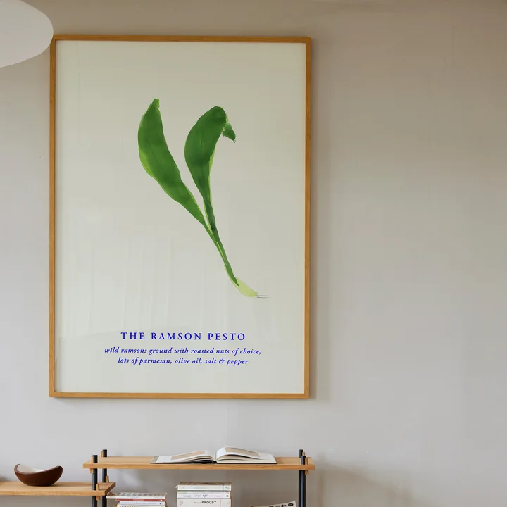 Paper Collective - The Ramson Pesto Poster, 100 x 140 cm