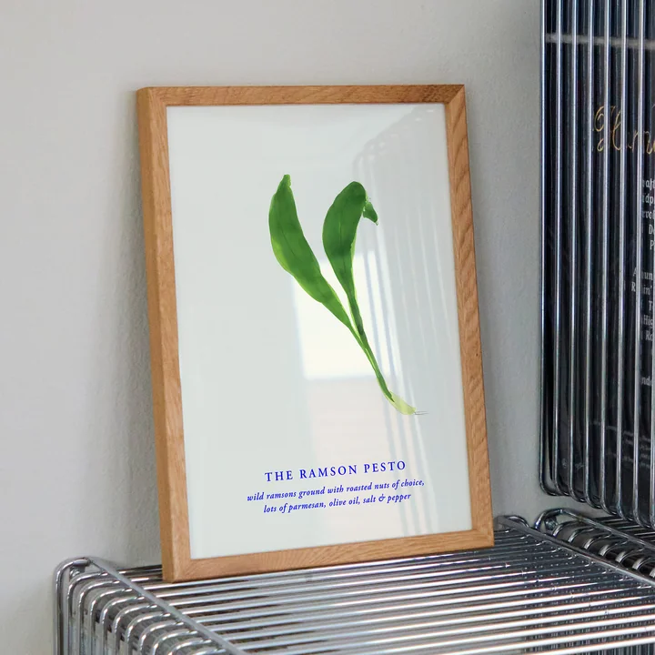 Paper Collective - The Ramson Pesto Poster, 30 x 40 cm