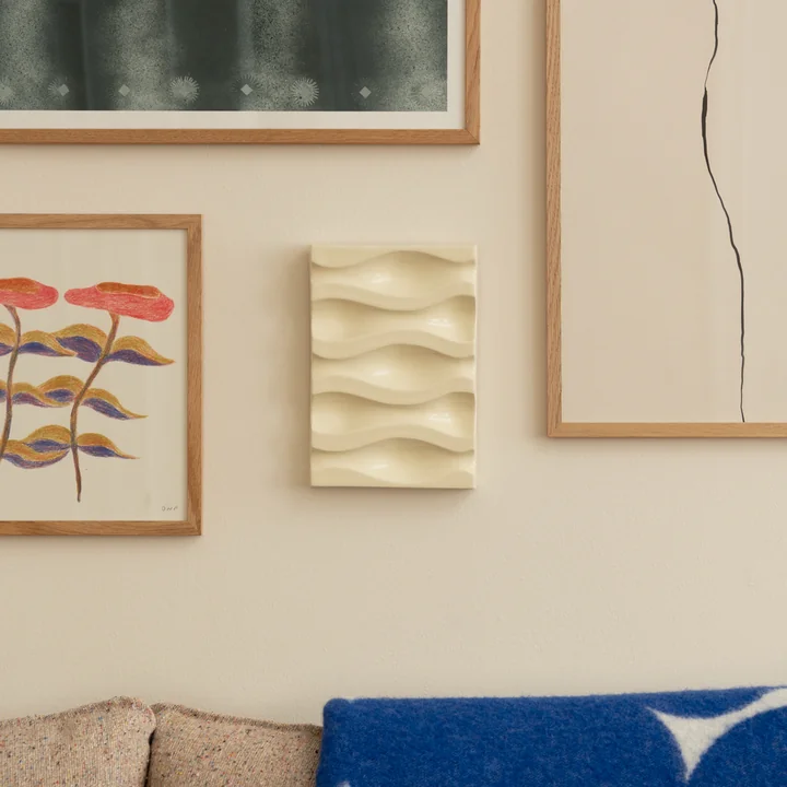 The Poster Club - Echo Relief 01 Décoration murale, eggschell